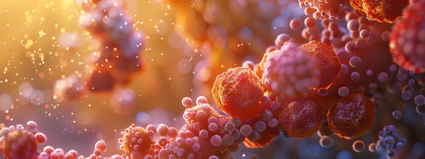 a vibrant, detailed illustration of a molecular structure representing the mechanisms of action of ozempic and mounjaro, set against a soft, clinical backdrop, emphasizing their roles in insulin secretion and blood sugar control for effective medical weight loss.