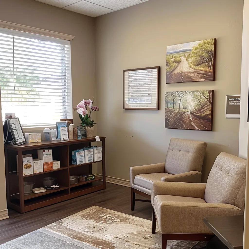 Consultation room at Soboba Weight Loss with a healthcare professional discussing weight loss options with a patient